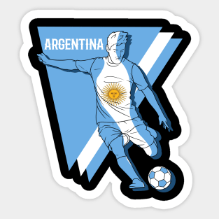 Argentina Futbol Fan Soccer Argentinian Proud Argentine Sticker